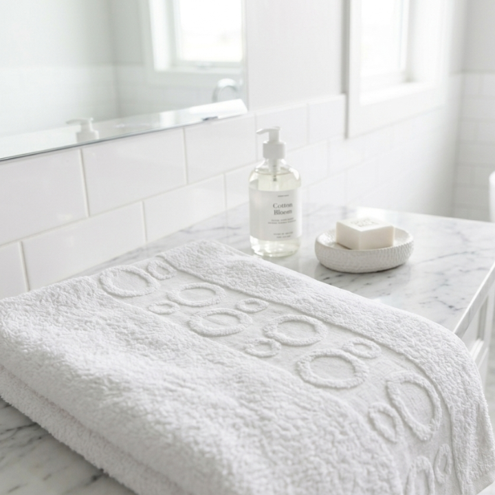 Cloud Circle Bath Towel