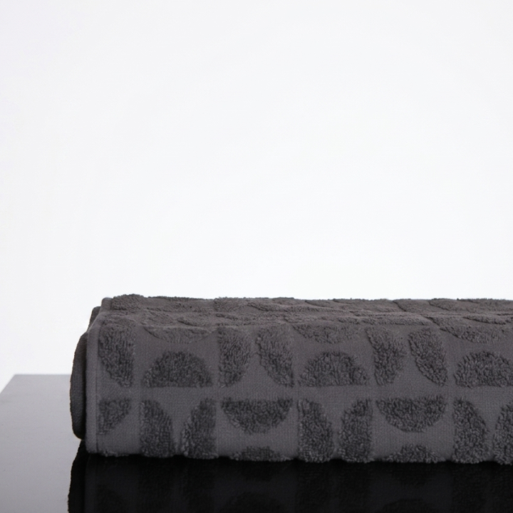 Ash Jacquard Bath Towel